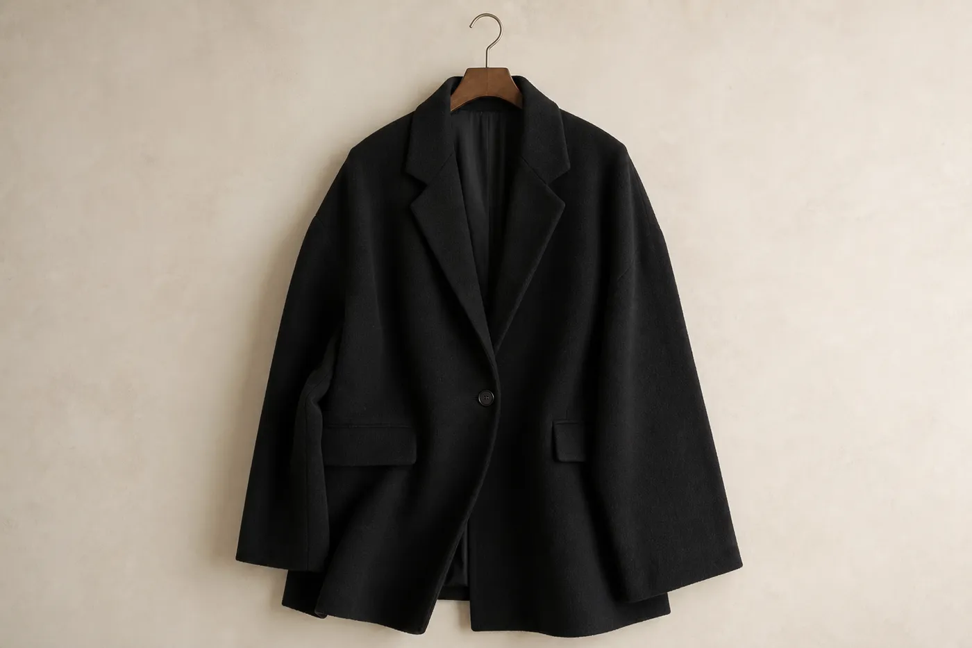 Oversized Wool Blazer Signature
