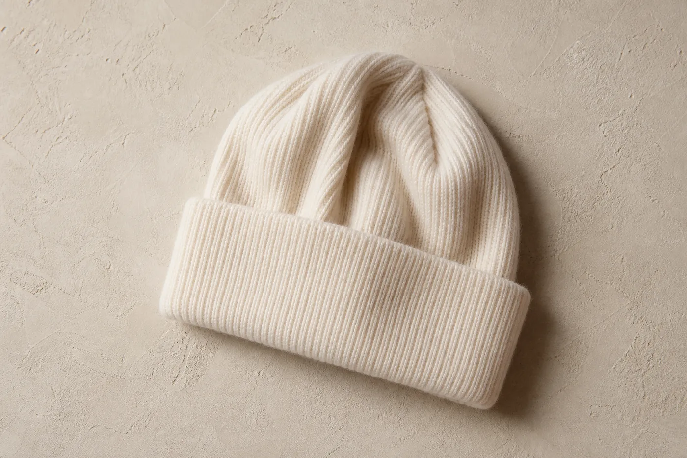 Ribbed-Knit Beanie Essential