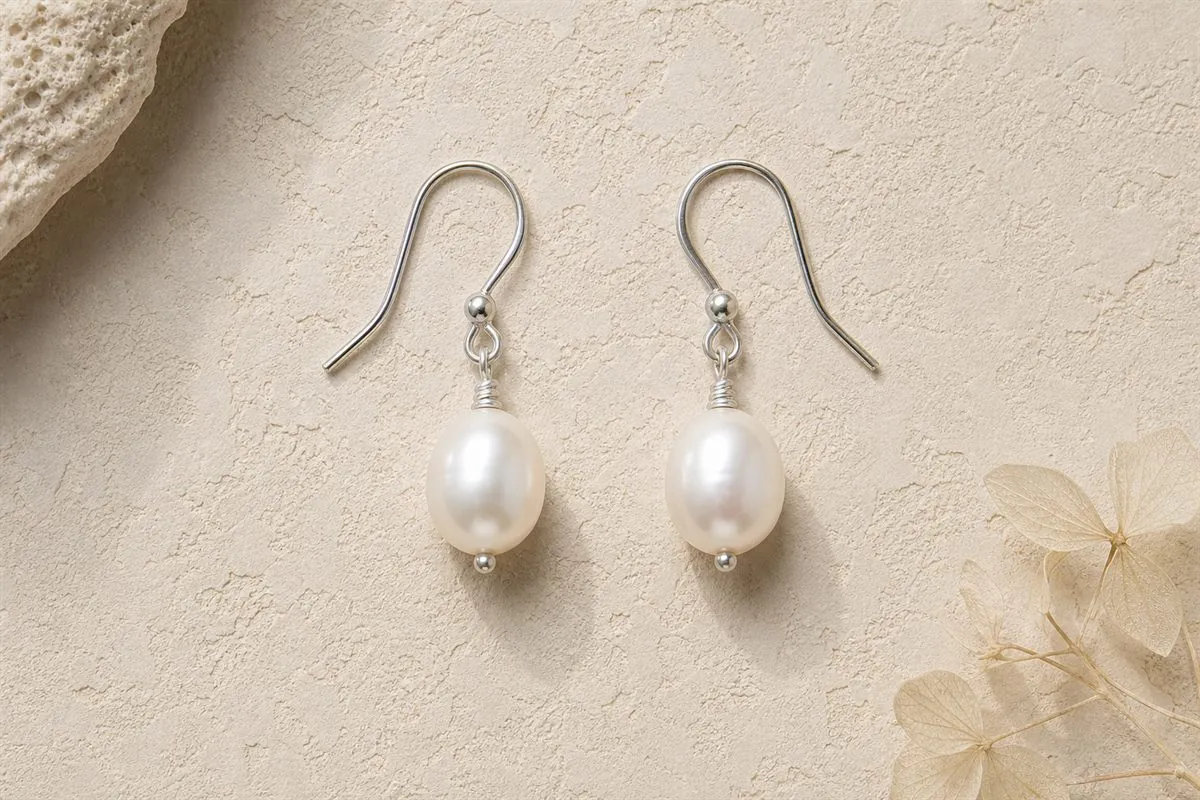 Boucles d'Oreilles Perles No.20