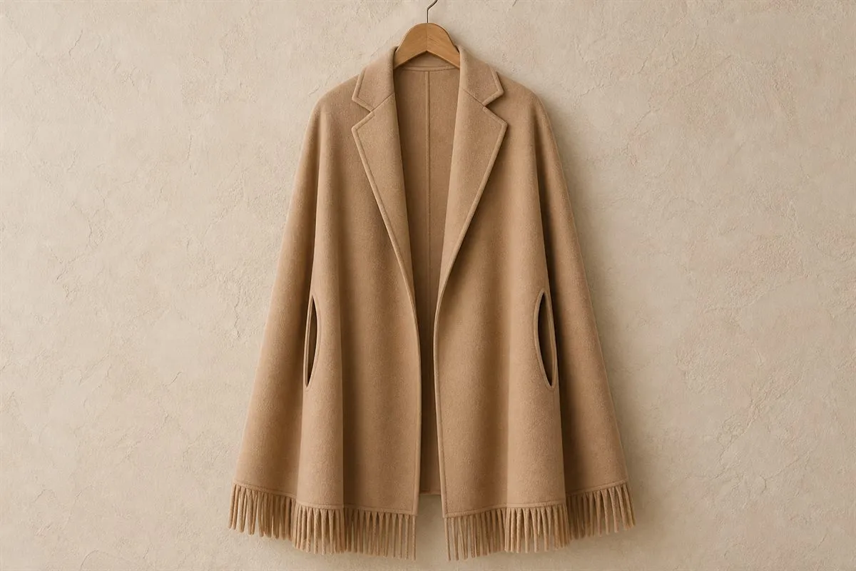 Iconic Cape Oversize en Pure Laine