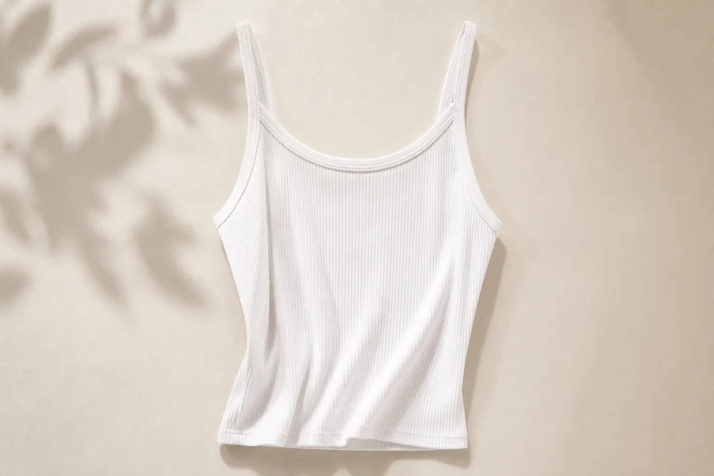 Signature Cotton Ribbed Tank Top No.12