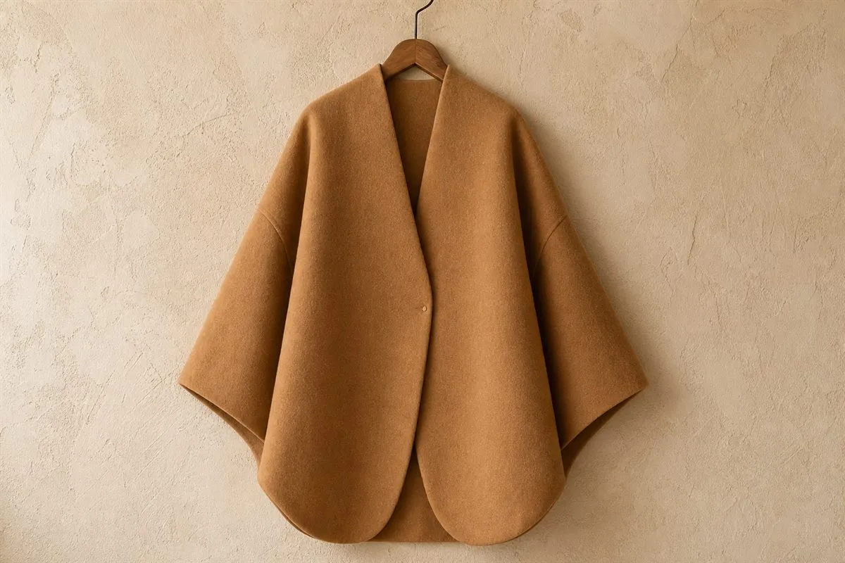 Manteau Cocoon en Cachemire Mélangé Limited Edition