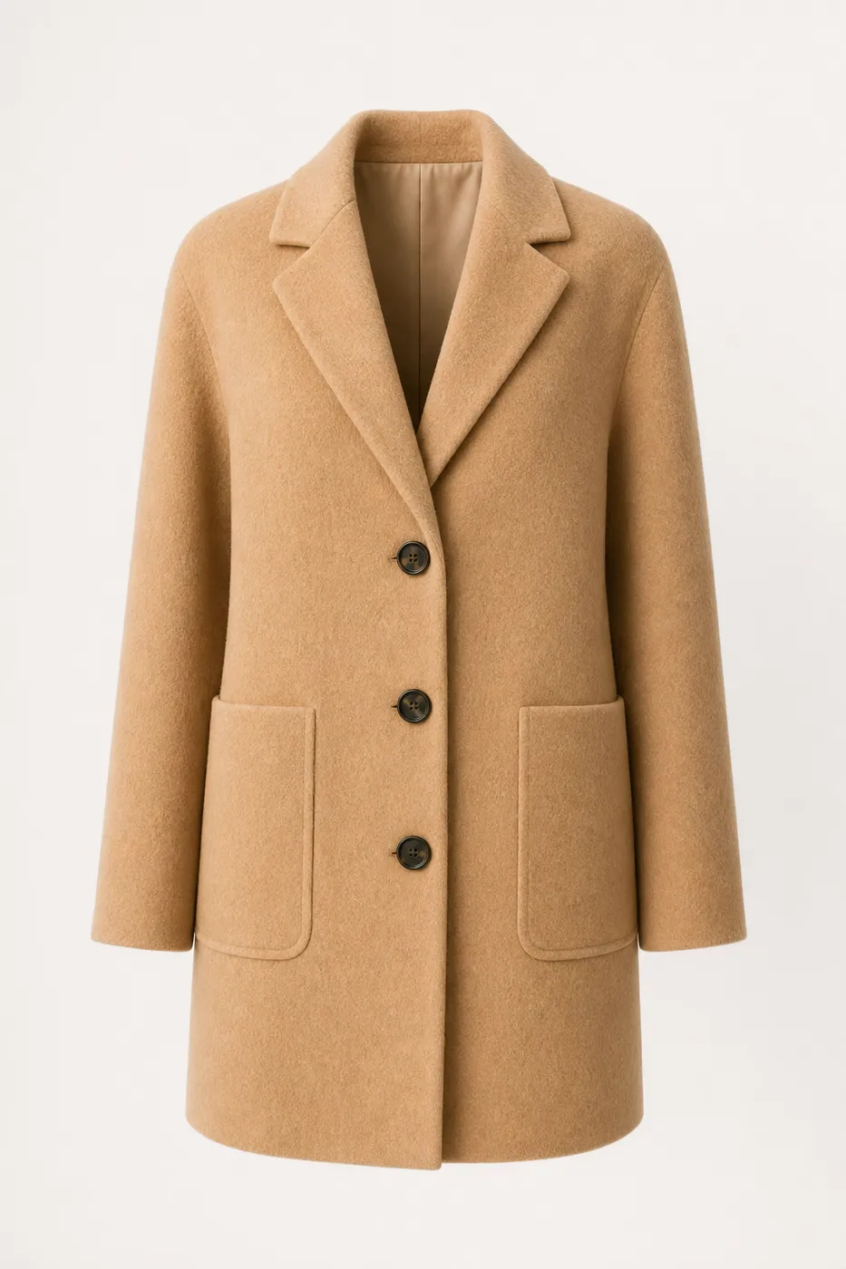 Signature Short Wool and Cashmere Coat No.22