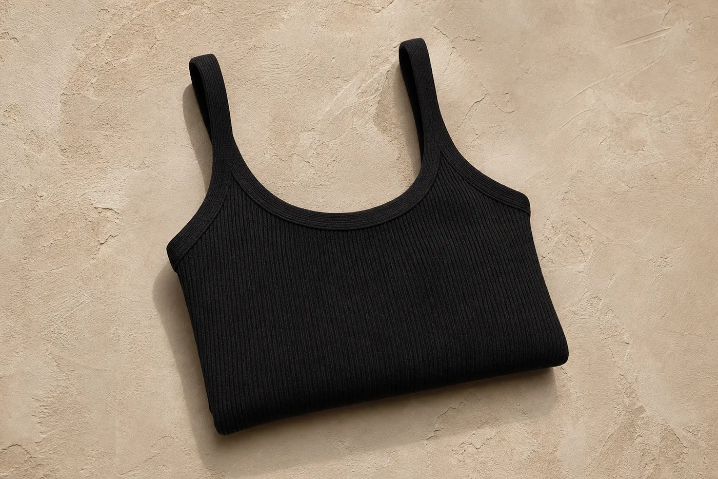 Basic Ribbed Tank Top Signature